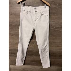Polo Jeans Ralph Lauren Jeans Skinny Pants Womens Sz 30 White Khaki Denim